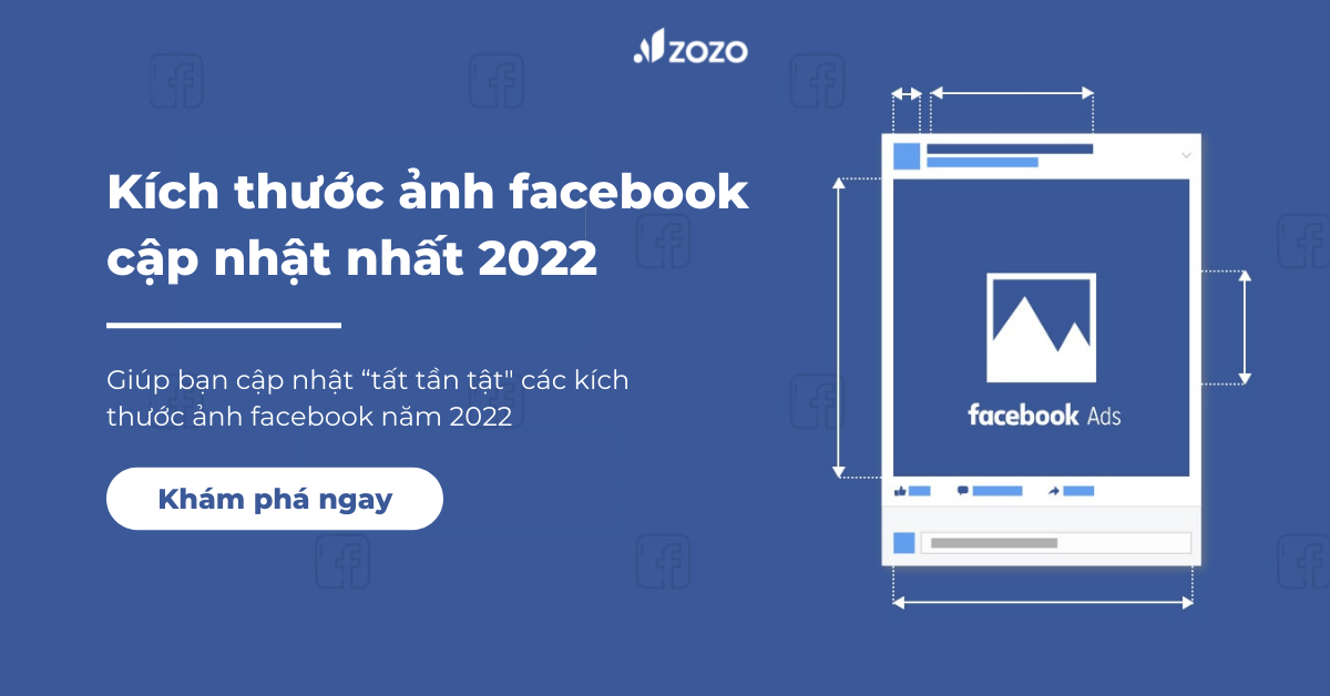 Kích thước ảnh đăng Facebook mới nhất năm 2022