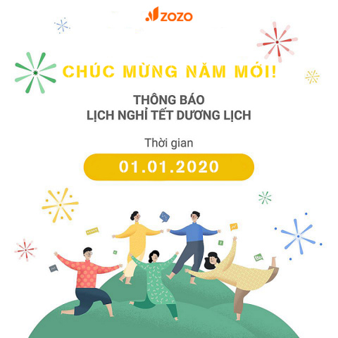 THÔNG BÁO LỊCH NGHỈ TẾT DƯƠNG LỊCH 2020