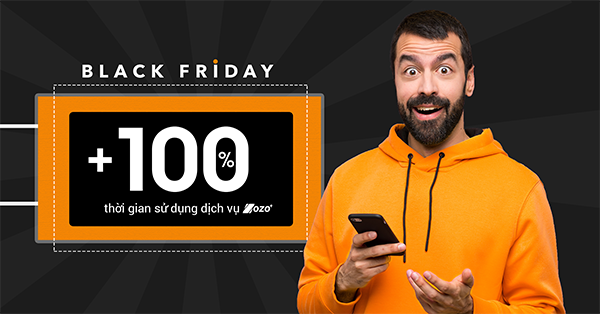 ƯU ĐÃI TỚI 100% DỊCH VỤ NHÂN DỊP BLACK FRIDAY 2019