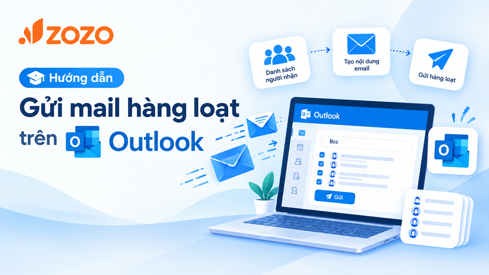 Gửi email hàng loạt bằng Outlook kết hợp Word và Excel